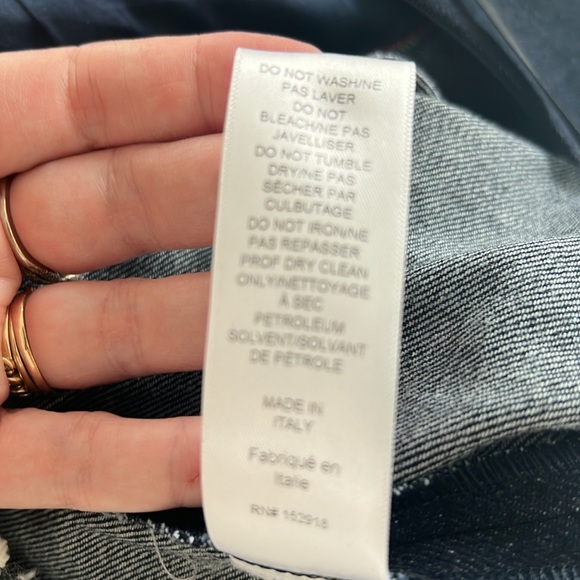 CAROLINA HERRERA  Denim Dress Size 4/6 NWT - Picture 7 of 8